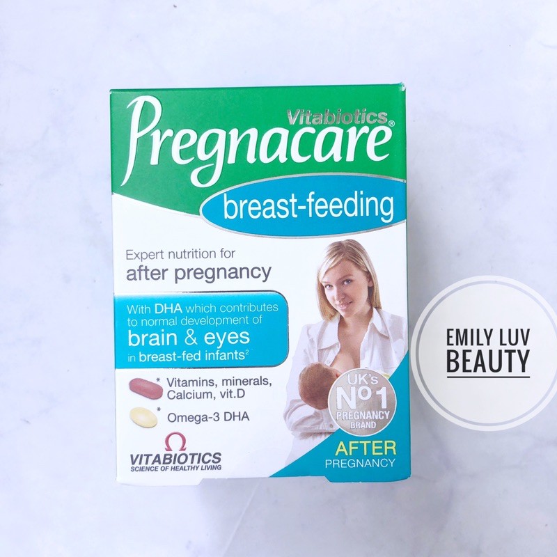 Vitamin tổng hợp cho mẹ sau sinh Pregnacare Breastfeeding Anh