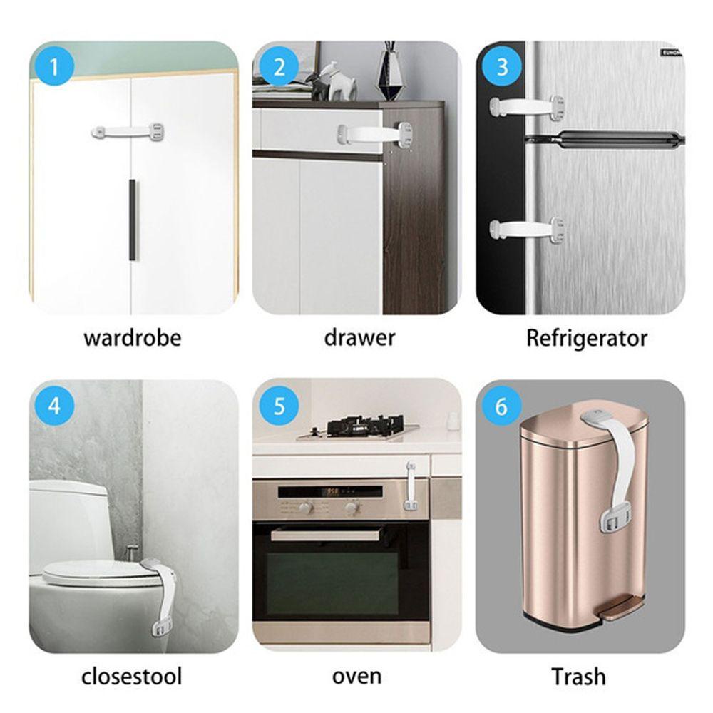 Khóa Cửa Tủ Lạnh / Ngăn Kéo Bảo Vệ An Toàn Cho Bé