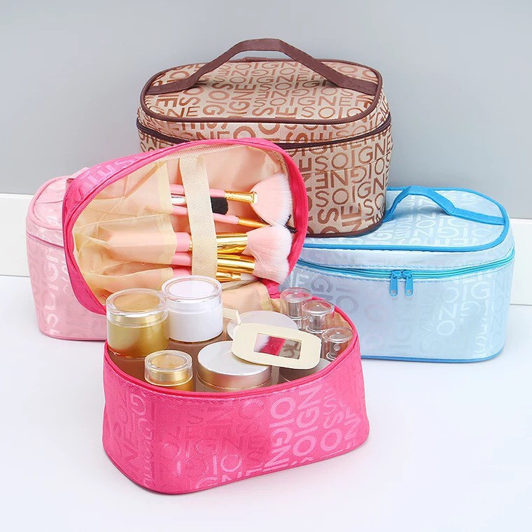 Túi Đựng Mỹ Phẩm Đồ Trang Điểm Xách Tay Hình Hộp Họa Tiết Bắt Mắt 88248 Lavio Store