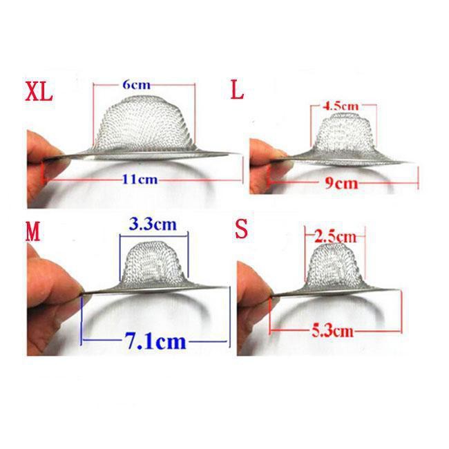 Lưới lọc rác bằng thép không gỉ dùng cho bồn rửa nhà vệ sinh