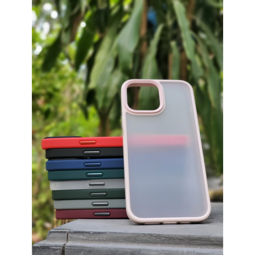 Ốp Likgus nhám viền màu dẻo iPhone 13, 13 Pro, 13Pro max lưng nhám chống Vân tay, chống sốc siêu bền đẹp