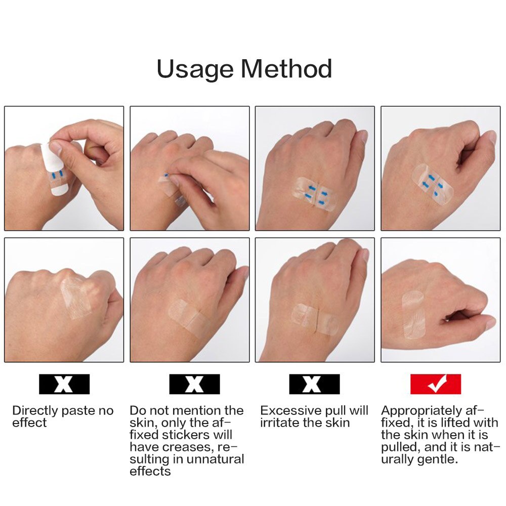 [Hàng mới về] Hộp 40 miếng dán làm thon gọn mặt SALORIE P-019 loại bỏ nếp nhăn cải thiện cằm chẻ chăm sóc làn da