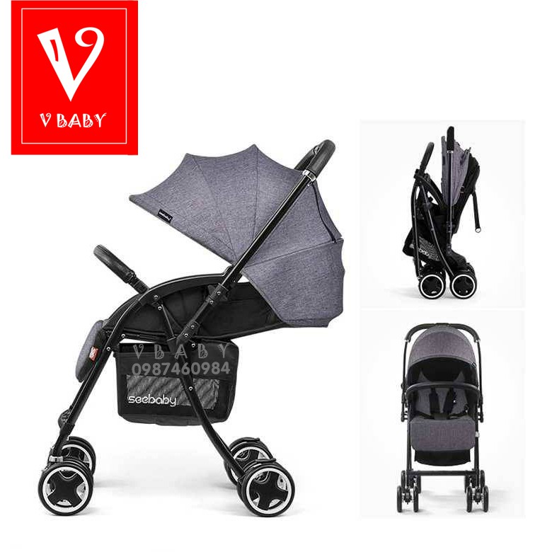 Xe Đẩy 2 chiều Seebaby T09A Đẳng Cấp, Sang Trọng