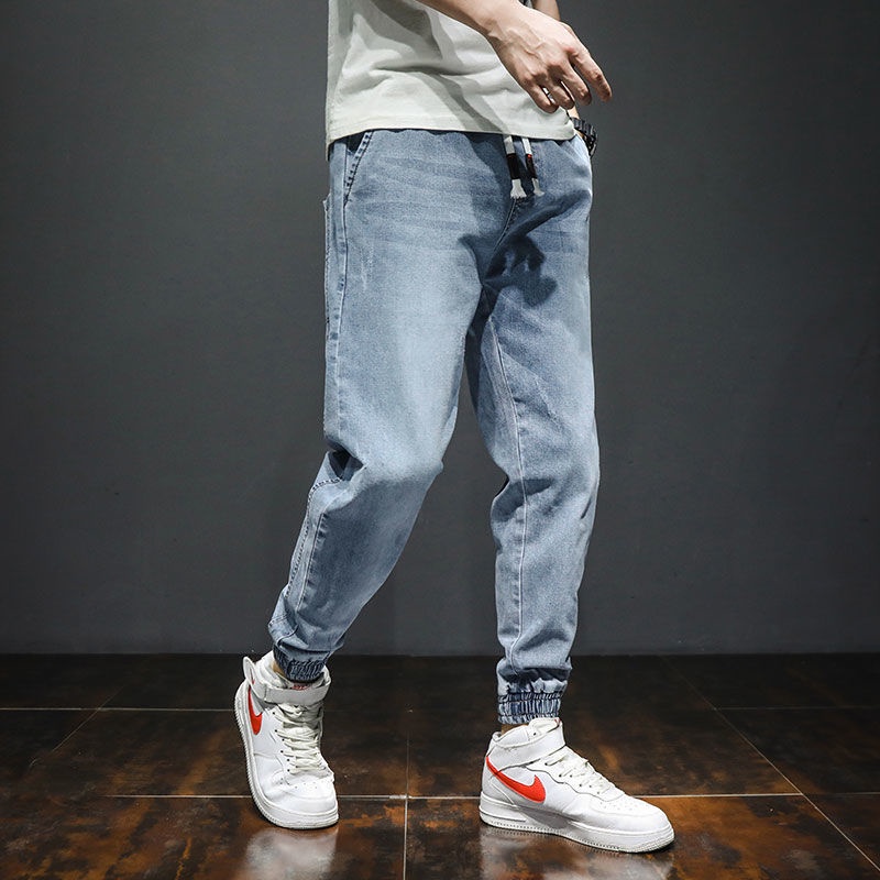 Quần Jean Dài Dáng Rộng Thiết Kế Giản Dị Phong Cách Hàn Quốc Dành Cho Nam