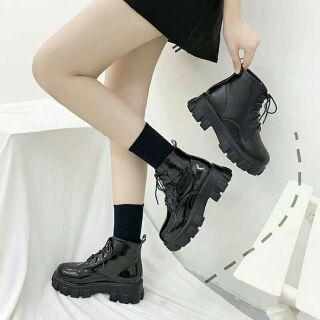 [ Order]  Giầy ulzzang đế bánh mỳ 5cm ( kèm ảnh thật sau)