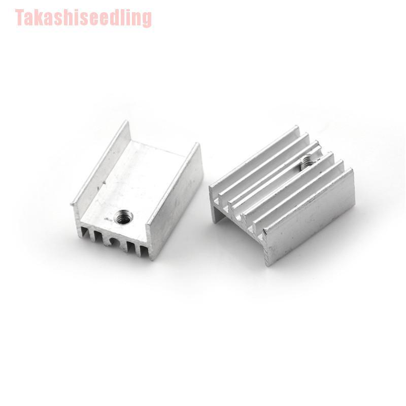 Bộ 10 Phụ Kiện Tản Nhiệt Bằng Nhôm Cho To-220 Transistor 20x15 X 10mm 0 0 0 0 0