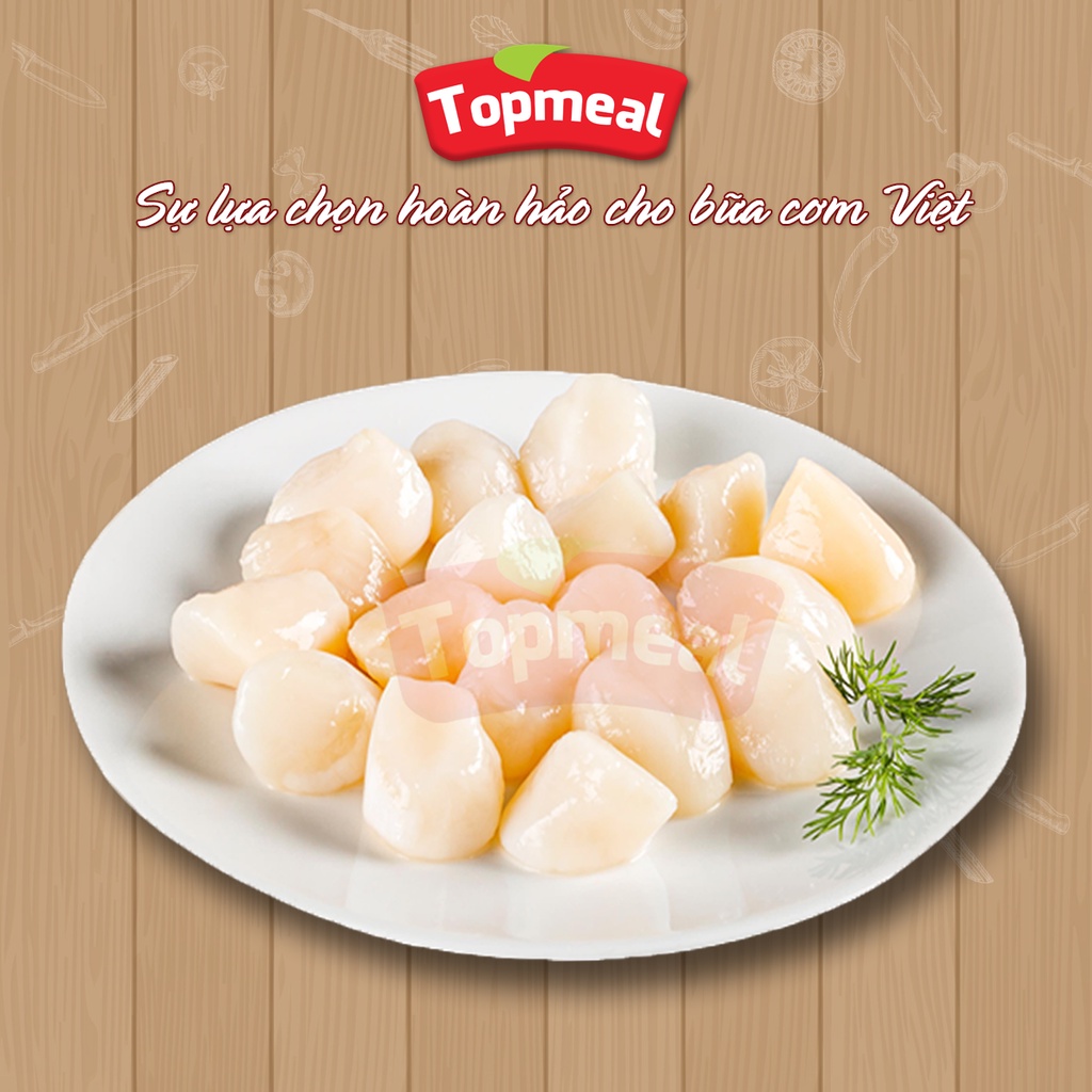 HCM - Cồi sò điệp thịt Topmeal  - Thích hợp với các món nướng, xào, nấu cháo/súp -