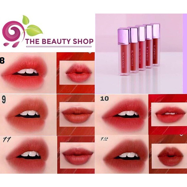 Son kem lì Black Rouge Air Fit Velvet Tint Version 2 Mood Filter - vỏ tím