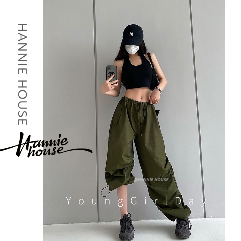 Quần Jogger Ống Rộng Màu Sắc Đơn Giản Cho Nữ