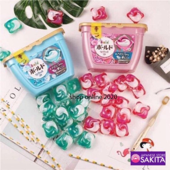 G87 Combo viên giặt xả Gelball Nhật G87