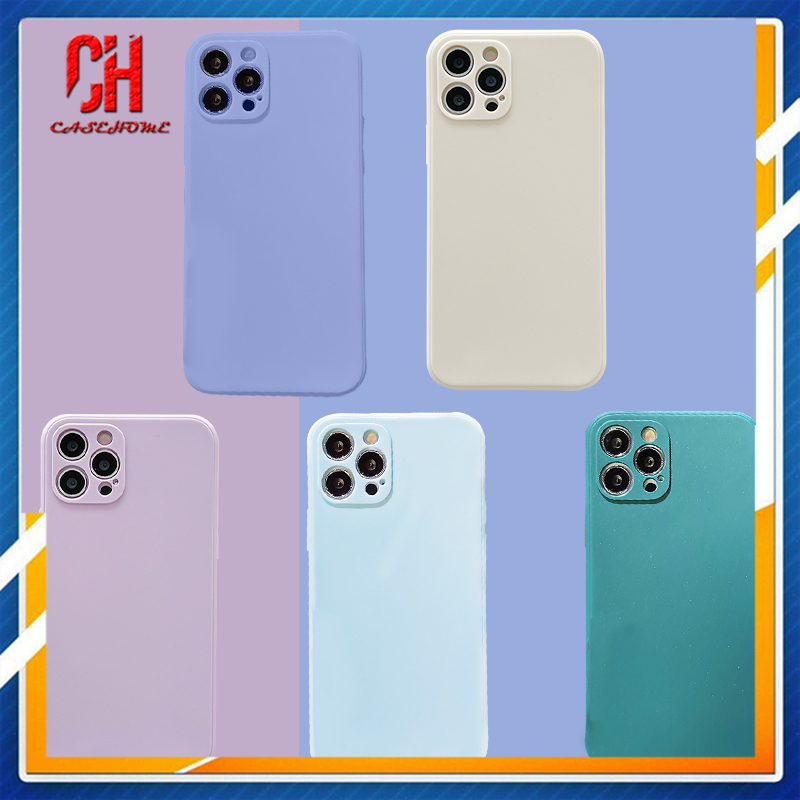 Ốp điện thoại TPU nhám màu trơn thích hợp cho iPhone 12 Mini 12 11 Pro 11 6 7 6s 8 Plus X Se 2020 Xs