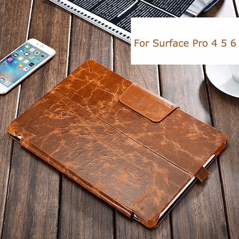 Bao da thật Icarer Surface Pro 4,5,6,7 Chính Hãng M07