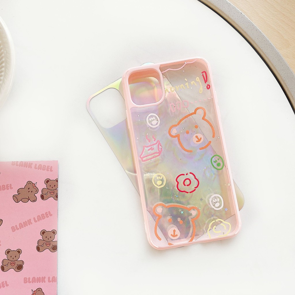 Ốp lưng iphone Bear phản quang 5/5s/6/6plus/6s/6splus/7/7plus/8/8plus/x/xr/xs/11/12/pro/max/plus/promax | BigBuy360 - bigbuy360.vn
