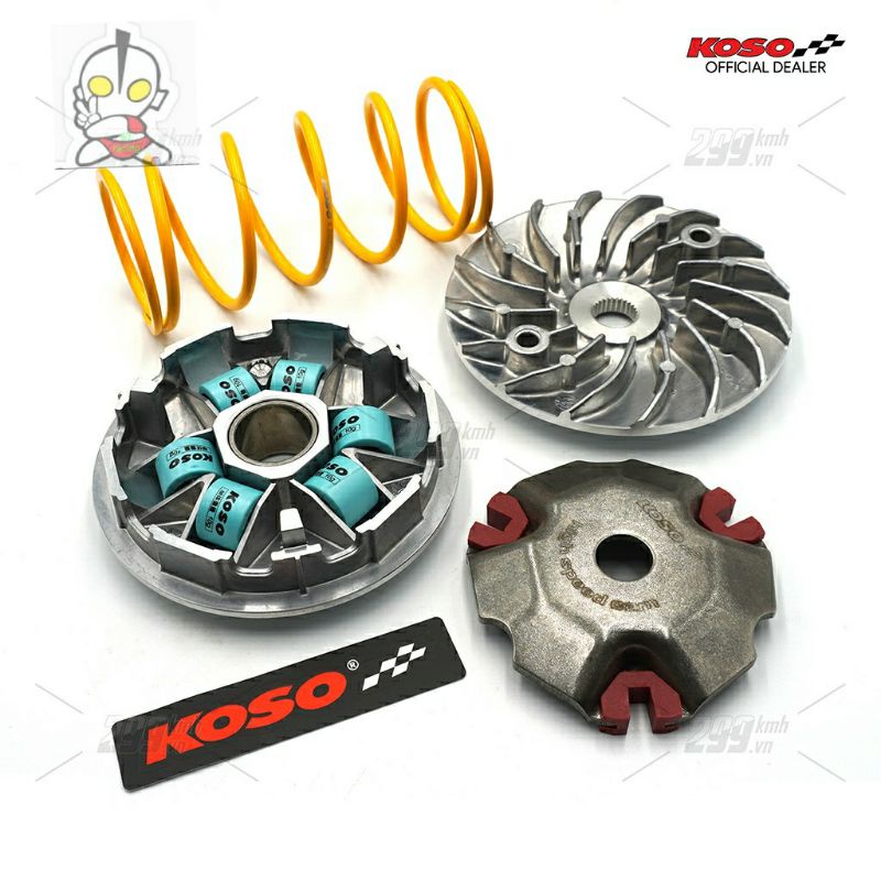 Bộ nồi trước Koso cho xe Honda Vision 110, Beat 110