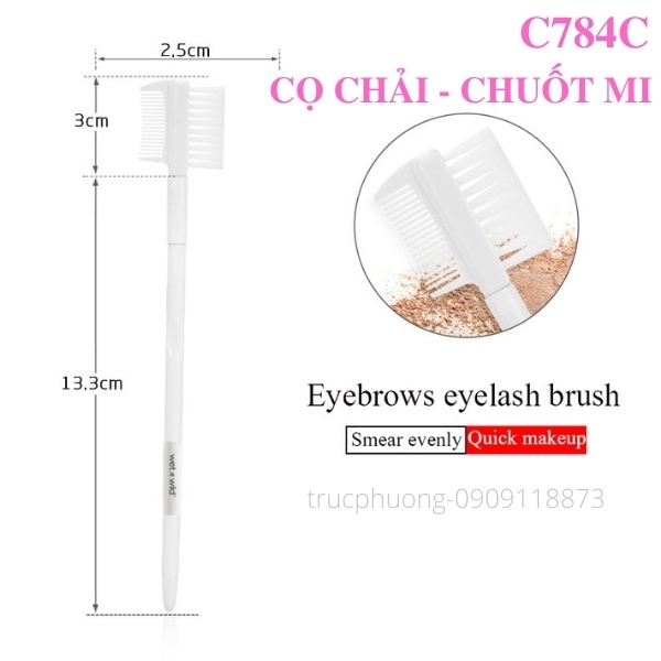 Combo 3 - Bộ 5 cọ trang điểm WET N WILD dùng trang điểm mắt, chân mày, liner, che khuyết điểm