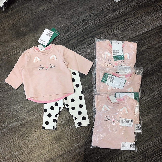 Săn sale H&M kid sét bộ cho bé từ ss đến 5kg