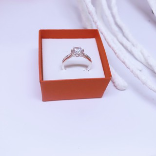 NHẪN NỮ BẠC TA - NHẪN ĐÁ TRẮNG TRẺ TRUNG [ SHOP NHẪN BẠC ]