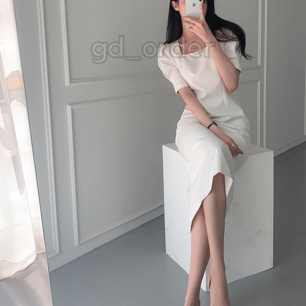 D1|Đầm nữ sang trọng thiết kế dạo phố công sở dự tiệc tay bí gd_order