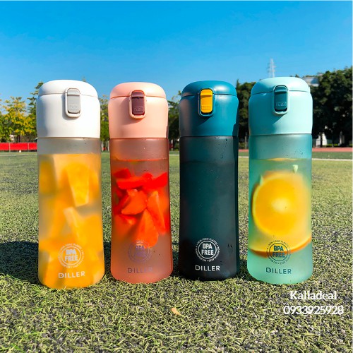 Bình Nước❤️FREESHIP❤️Thể Thao Nhựa Tritan 650ml Tập Gym