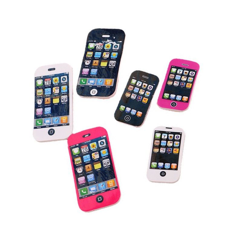 Cục tẩy bút chì hình điện thoại đi động AIPHONE độc đáo - Cục gôm tẩy văn phòng phẩm cho bé