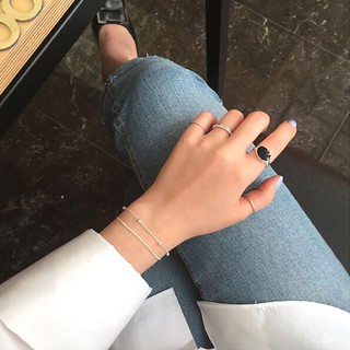 LẮC TAY BI MẮC XÍCH ĐÔI BẠC