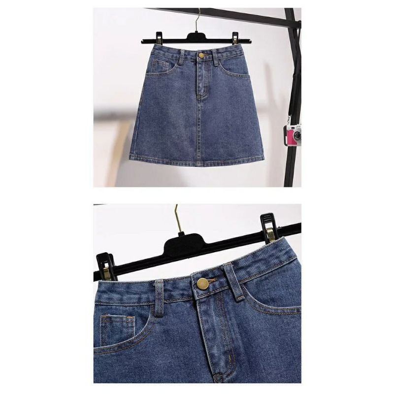 cv jeans new prom chữ A ngắn