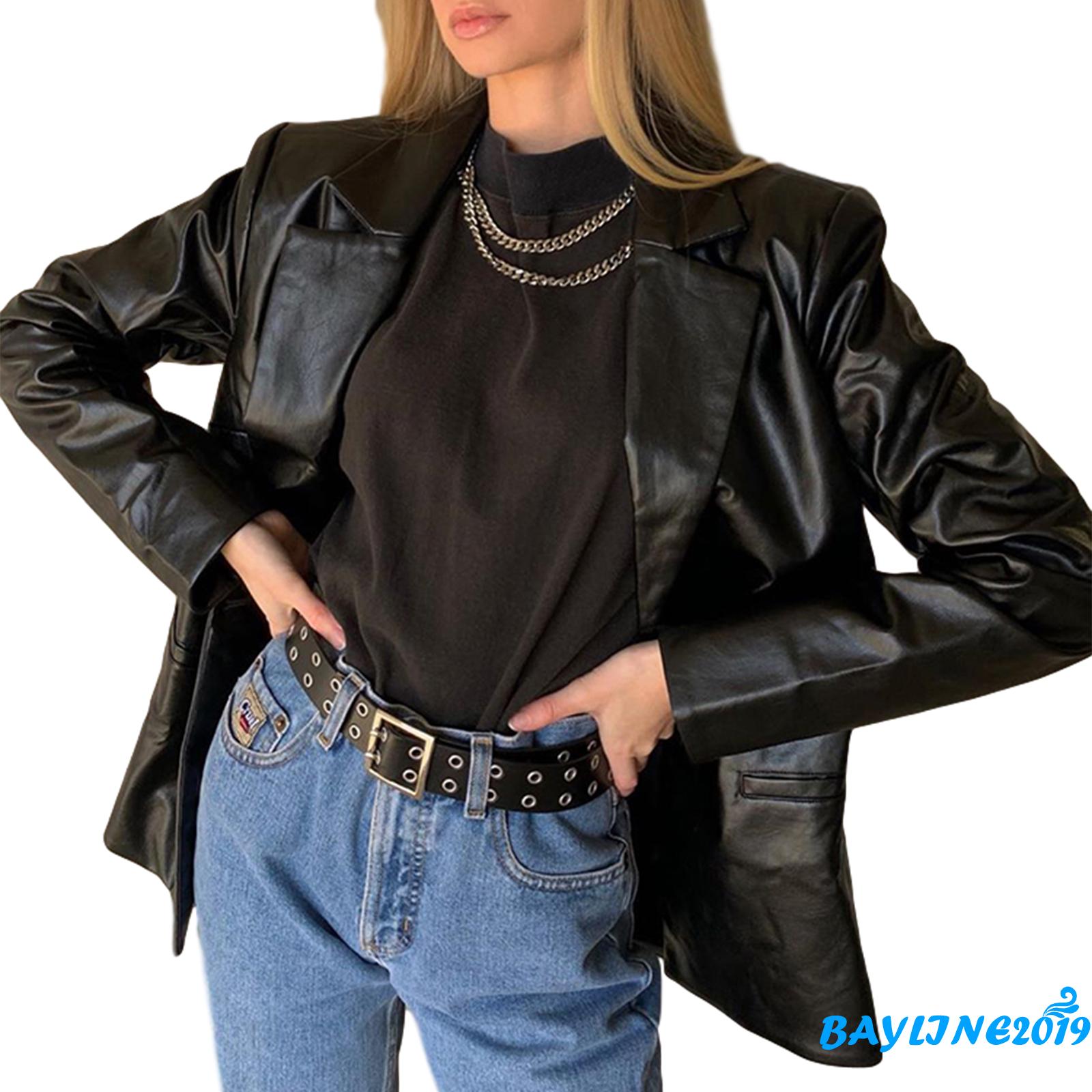 Áo Khoác Da Pu Thời Trang Dành Cho Nữ | BigBuy360 - bigbuy360.vn