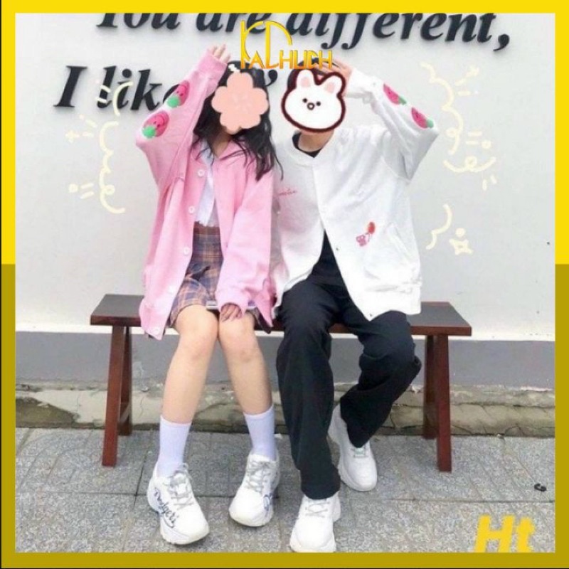 Áo khoác Cardigan Dâu mẫu siêu xinh cho các nàng, vải nỉ freesize