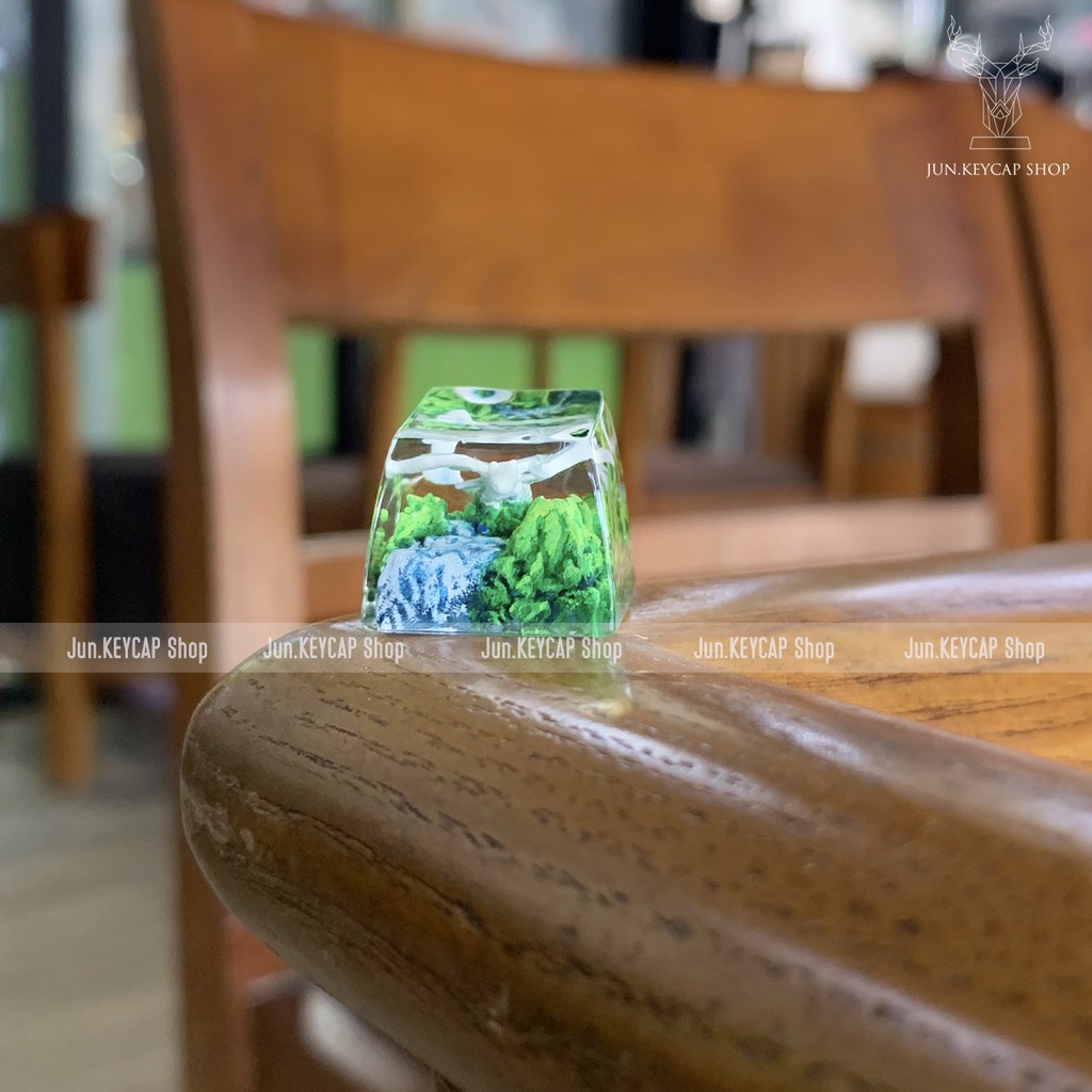 Keycap Resin Răng Sún - Nút Bàn Phím Cơ Răng Sún - Keycap Hoạt Hình Bí Kiếp Luyện Rồng