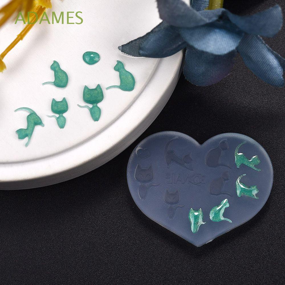 Khuôn silicon đúc nhựa resin epoxy UV làm phụ kiện trang trí móng tay tùy chọn kiểu dáng 3D dành cho nữ