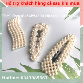 Kẹp tóc hạt ngọc, hạt chân châu, kẹp tóc hàn quốc