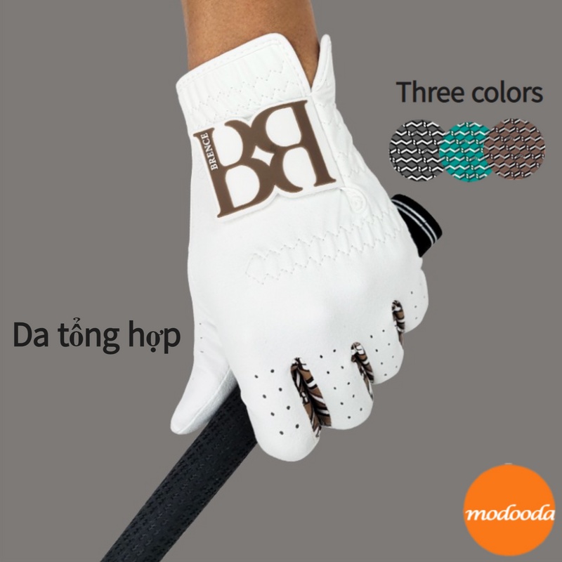White B/ da tổng hợp/ Găng tay golf của nam (tay trái)/Men's Golf glove