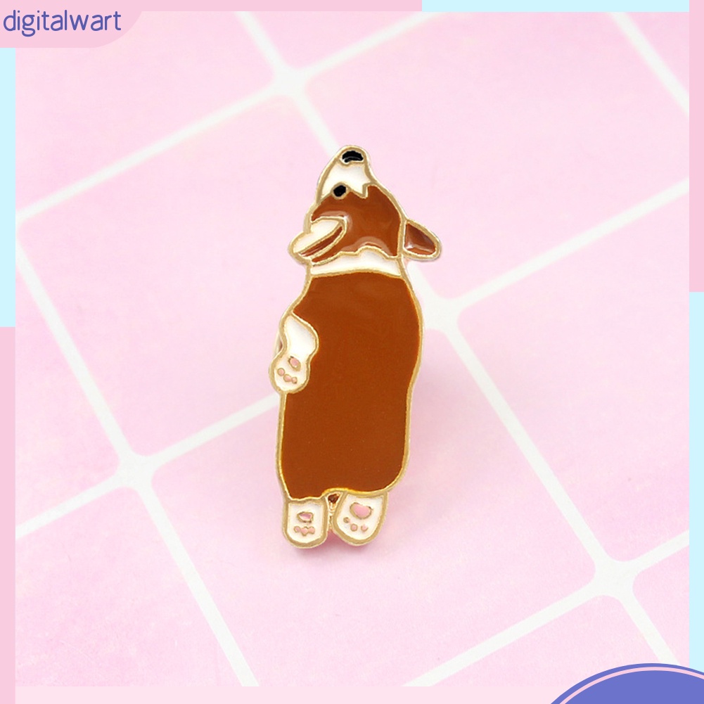 Ghim cài áo hình chú cún corgi dễ thương
