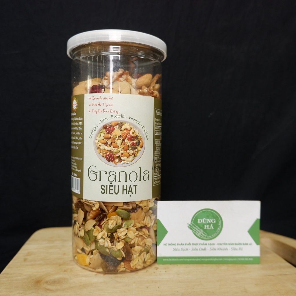 Granola ăn kiêng chứa hàm lượng dinh dưỡng cao