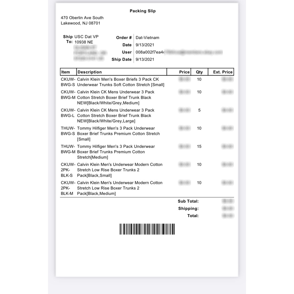 Quần boxer nam Calvin Klein 3-Pack chính hãng