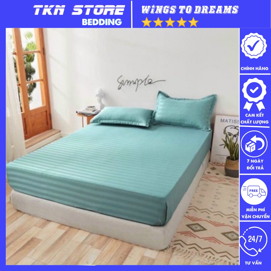 Sét ga gối Cotton 3F cao cấp siêu mát, mềm mịn giá rẻ