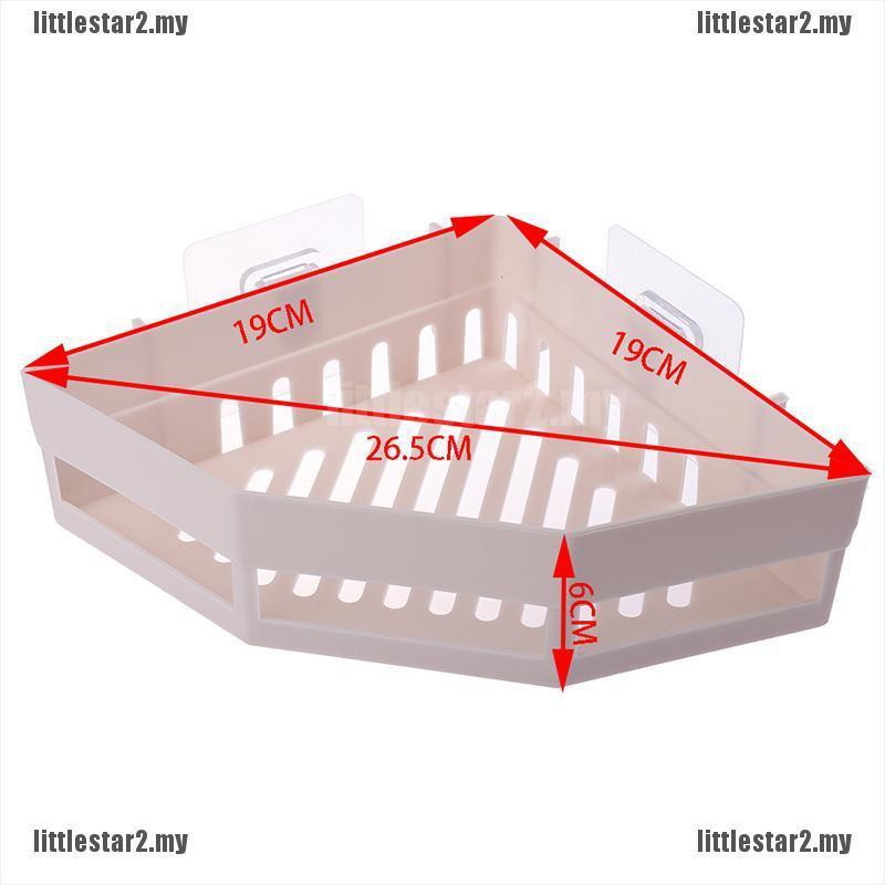 Giá Đỡ Đồ Dùng Nhà Tắm Hình Tam Giác Gắn Góc Tường Tiện Dụng