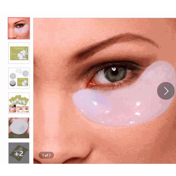 [Hàng mới về] Mặt nạ mắt Collagen tinh thể chống nếp nhăn cho nữ