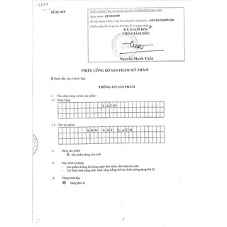 SON SÁP DƯỠNG HỒNG MÔI LACO