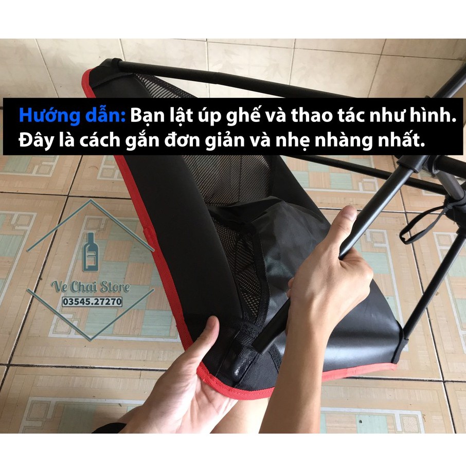 Ghế xếp gấp gọn du lịch - dã ngoại - cắm trại - đi phượt