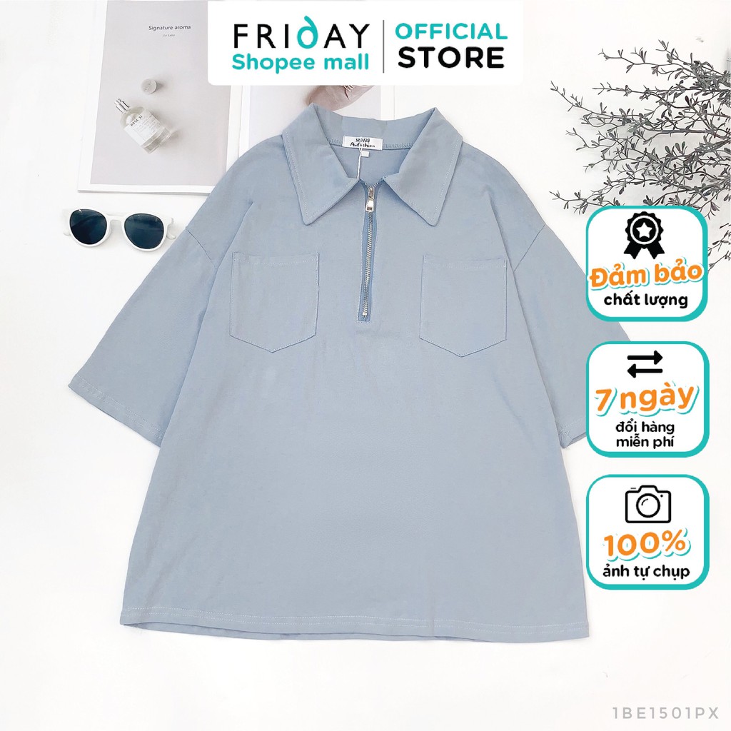 Áo phông polo cổ khoá Friday | BigBuy360 - bigbuy360.vn