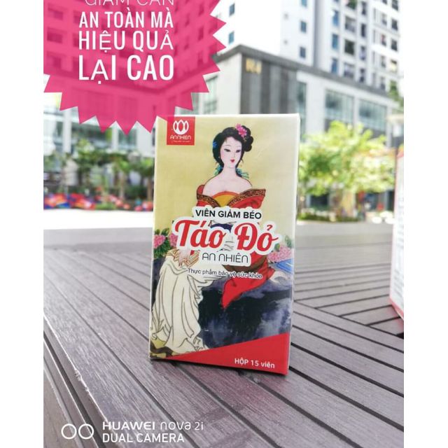 GIÁ GỐC VIÊN GIẢM BÉO TÁO ĐỎ AN NHIÊN LINH SPA CHUẨN