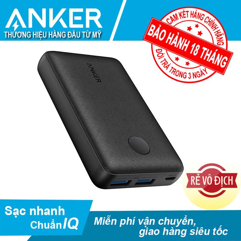 Sạc dự phòng Anker 10.000 PowerCore Select A1223