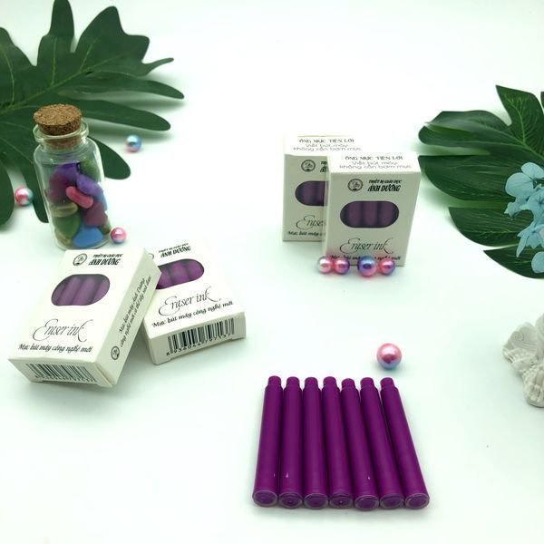 Mực ống xóa được Ánh Dương  - lắp bút Thầy Ánh và Cánh Diều - tặng kèm gôm tẩy đối với đơn từ 2 sản phẩm