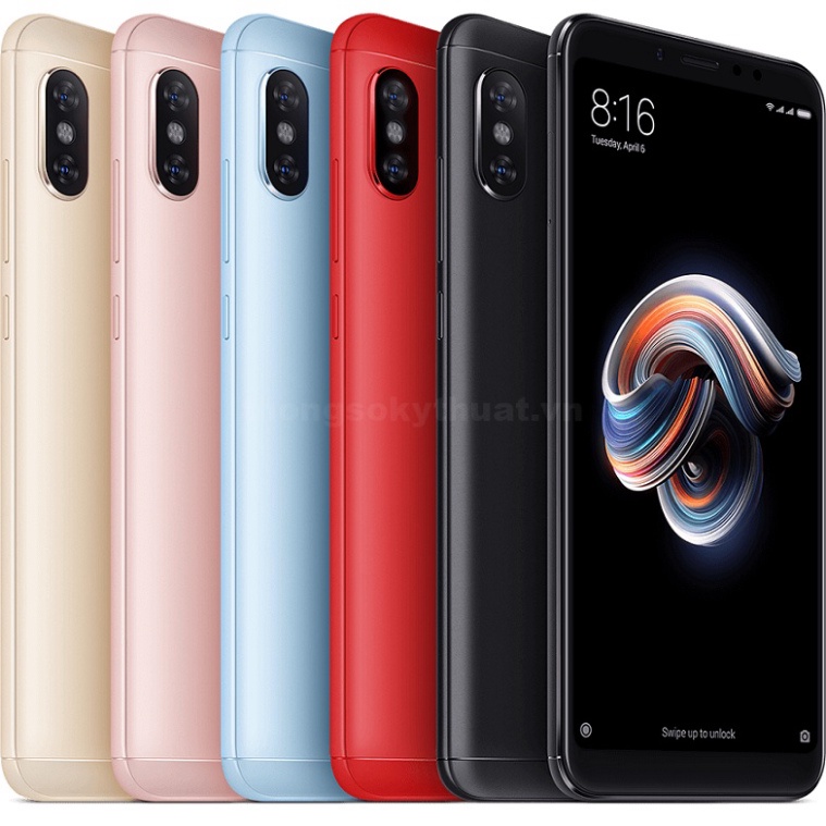 Điện thoại Xiaomi Redmi Note 5 Zin có Tiếng Việt - Snap 636 Màn 6'' - sạc 18w MSP 021