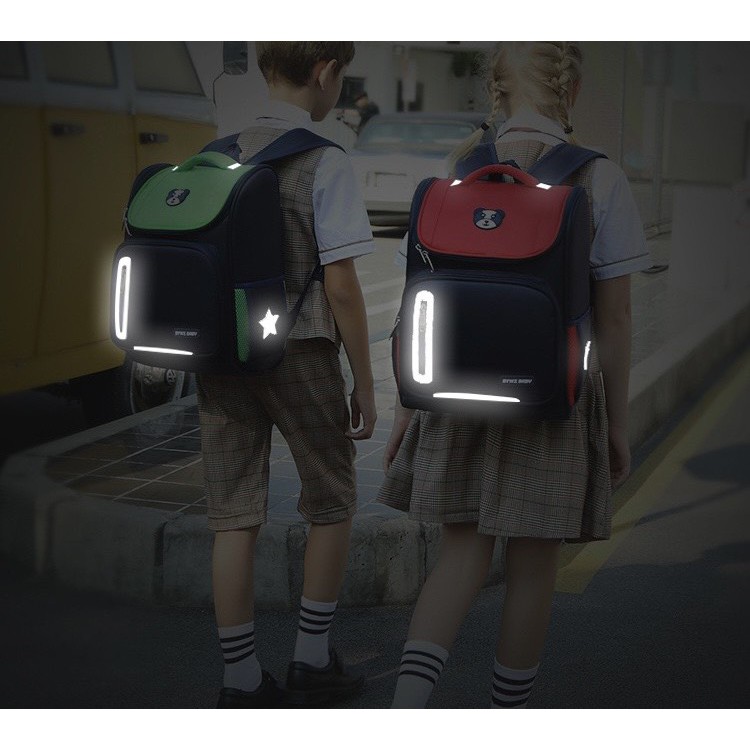 Balo cho bé - cặp sách chống gù ,chống nước hình gấu cho bé tiểu học và trung học