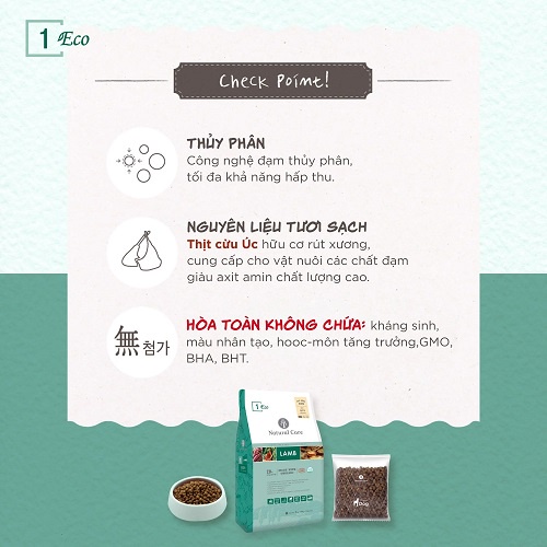 Thức ăn hạt cho chó trưởng thành Natural Core 2kg