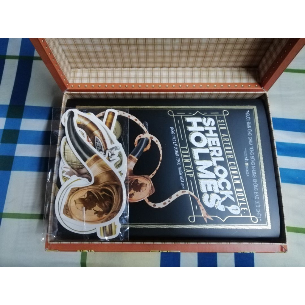 Sách - Sherlock Holmes toàn tập ( bộ 3 tập ) - Bìa cứng Tặng Kèm Bookmark Sherlock Holmes