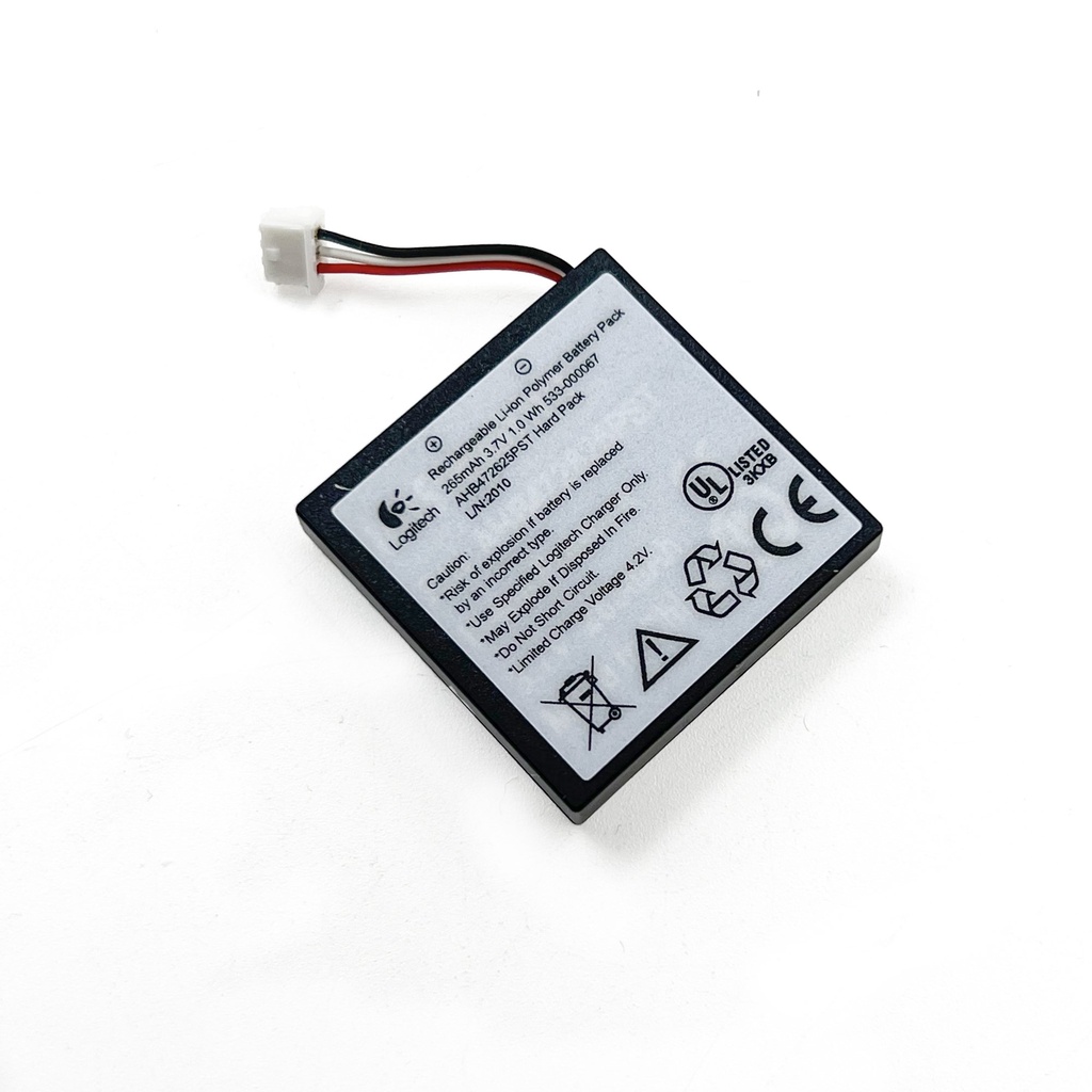 Pin Lipo 3.7V 265mAh AHB472625PST Hard Pack Pin Sạc Cho headphone Bluetooth Logitech H800