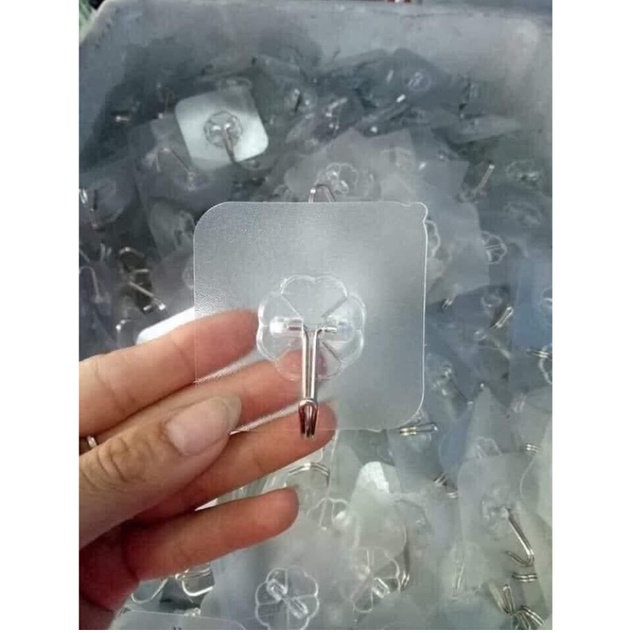 Móc dán tường 3D treo đồ chịu lực